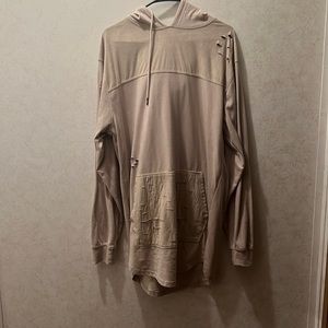 Tan Long Sleeve Hoodie